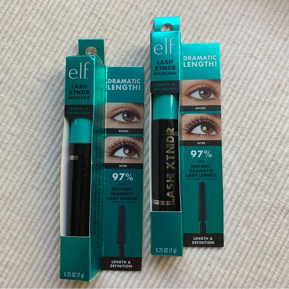 elf Lash XTNDR tubing Mascara bundle of 2
Shade: pitch black